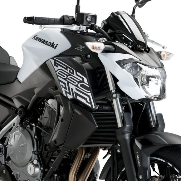 Puig Radiator Scoop RADIATOR SCOOPS - BlackKAWASAKI 650 Z 650 ABS (ER650H) - 2017 - 2019Ref: 9371