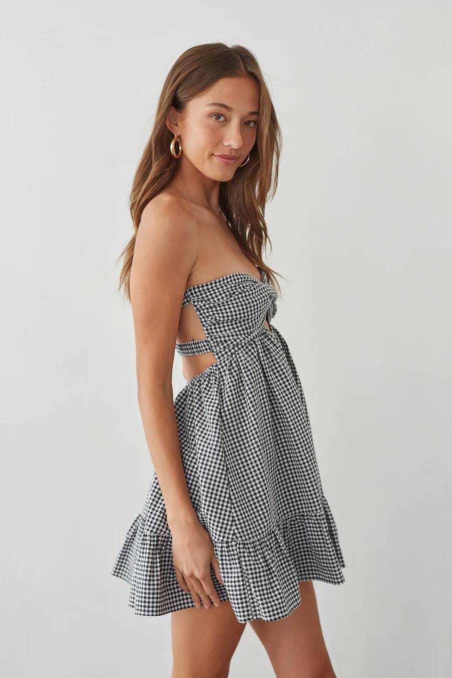 Savannah Twist Front Romper