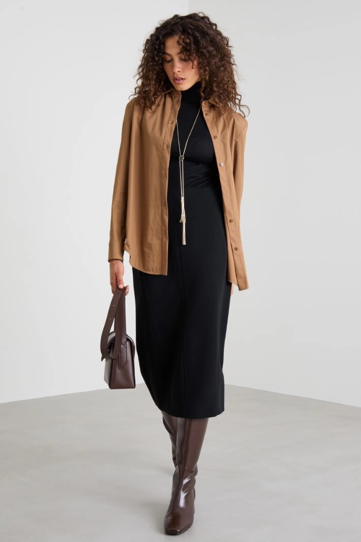 Cady pencil skirt - BLACK