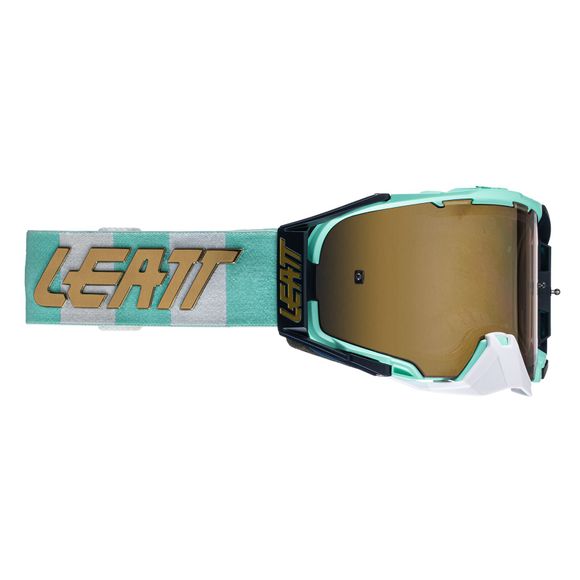 Leatt VELOCITY 6.5 IRIZ cross goggles - ICE BRONZE 2023 - Blue / WhiteRef: lb0371 / dl1007-8021700160