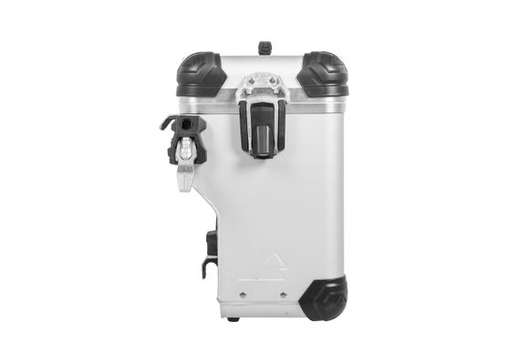 Touratech ZEGA Evo X Suitcase With offset 38L - Gray anodized UniversalRef: Trt00921A / 01-050-6046-0