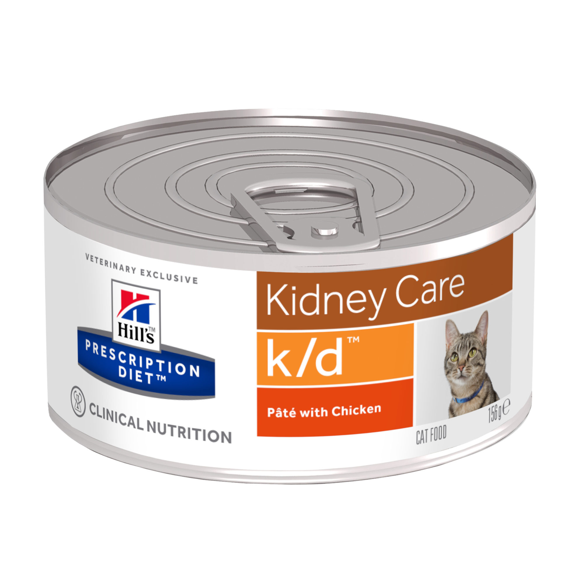 Hill's k/d - Feline - Tins - Chicken - 24 x 156 g