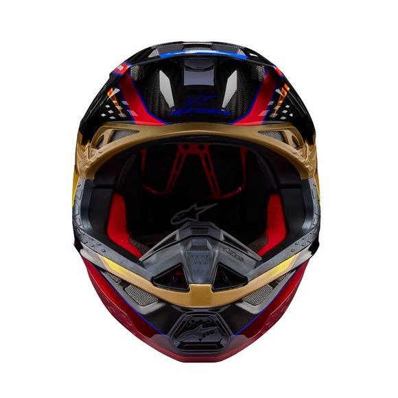 Alpinestars SUPERTECH S-M10 cross Helmet - ERA 2023 - Yellow / RedRef: AP3234