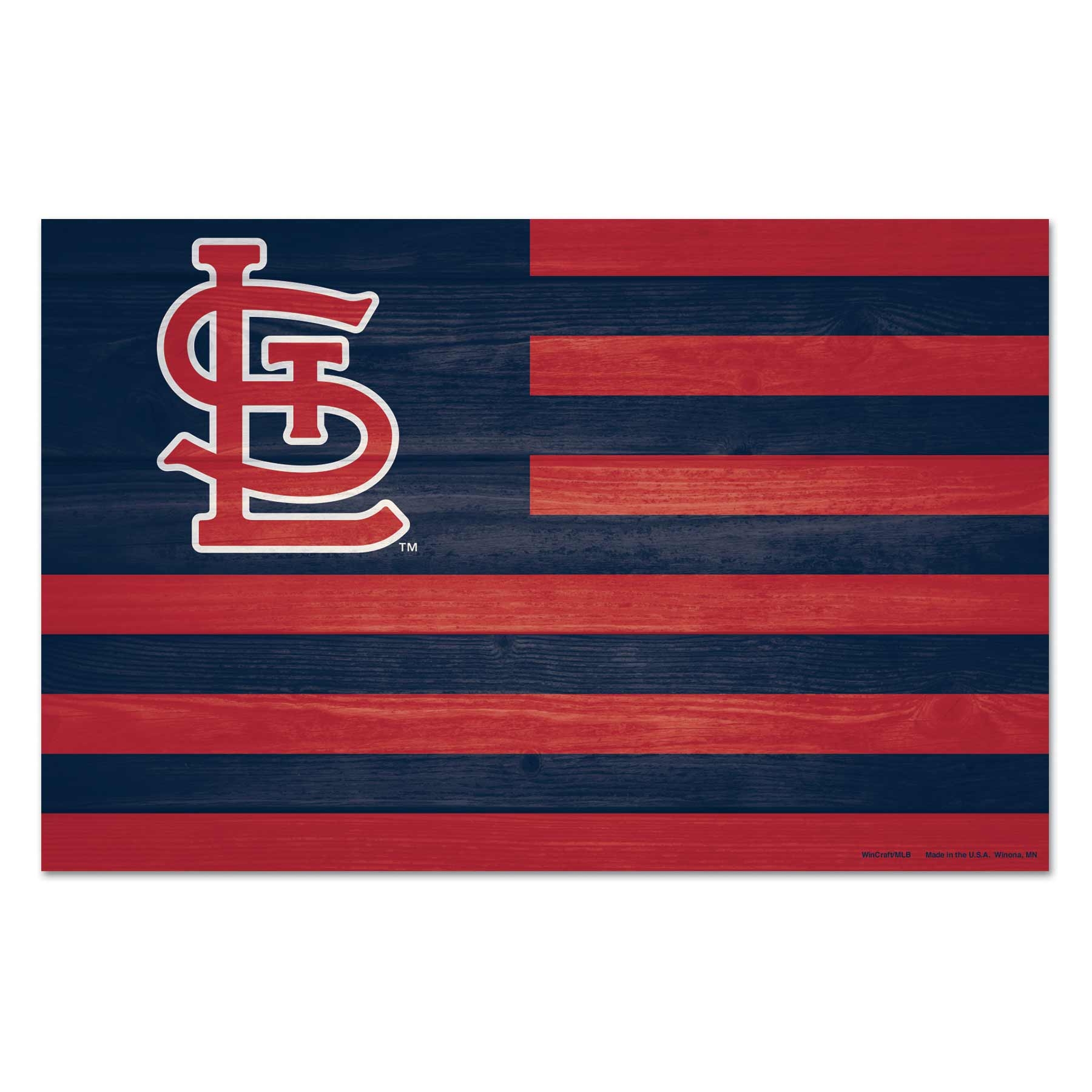 St. Louis Cardinals WinCraft MLB Americana Wood Sign