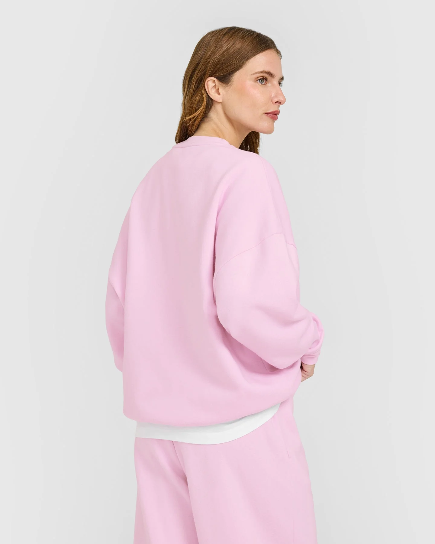 Mid Weight Sweatshirt | Chalk Pink