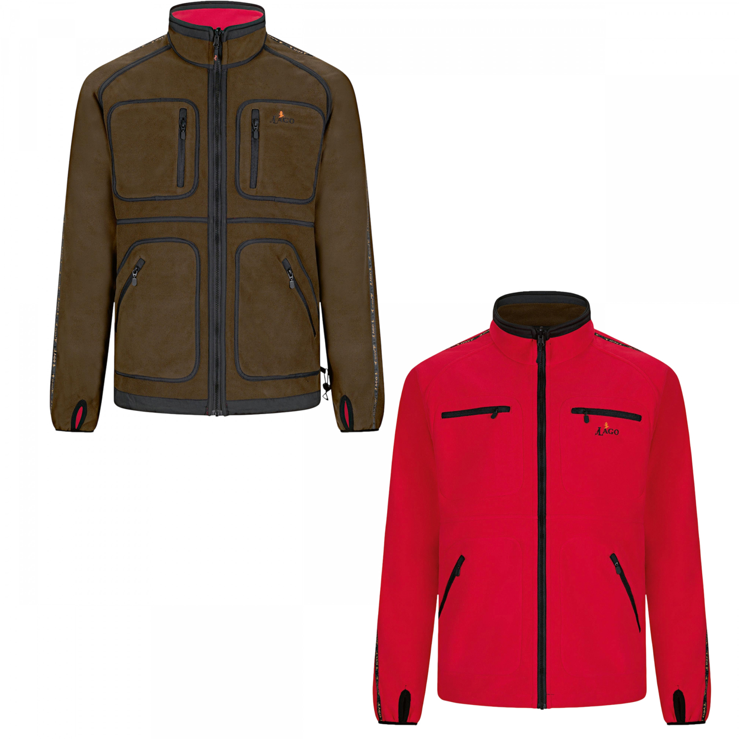 il Lago Prestige Reversible Asko G2 Jacket Men (Brown\/Red)