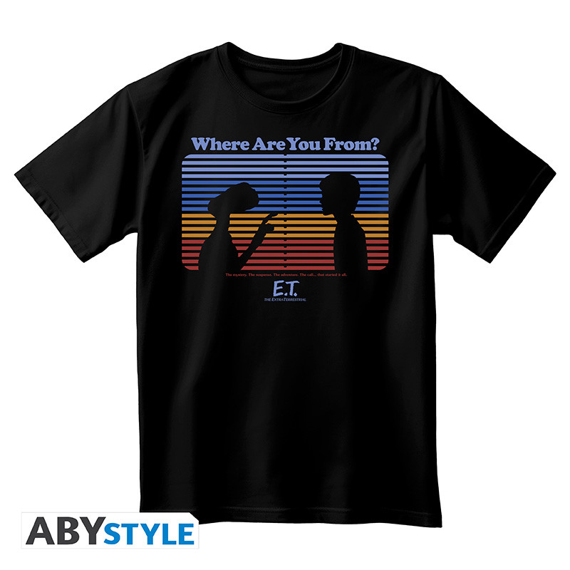 E.T. T-shirt Where are you from