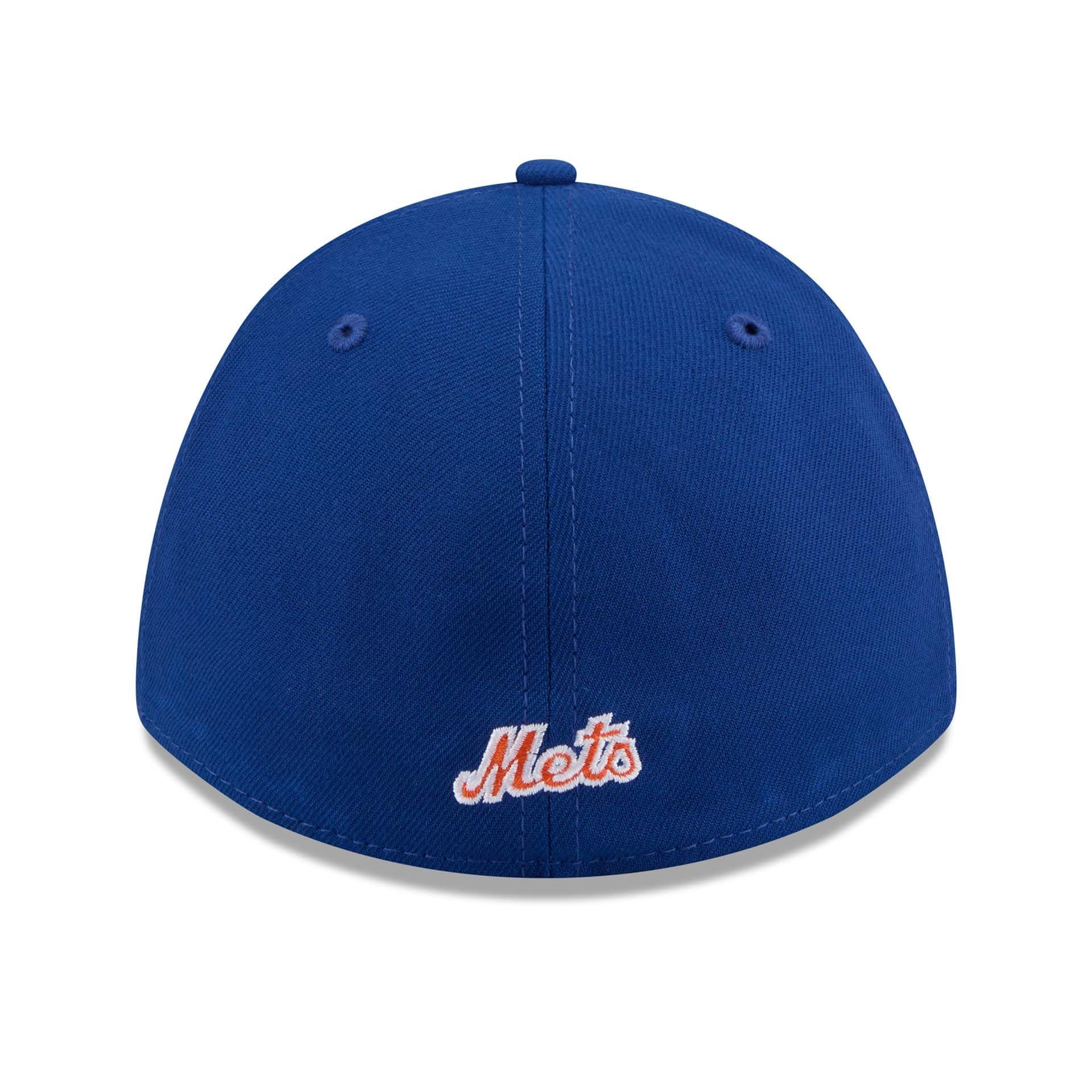 New York Mets MLB Alternate Team Logo 39THIRTY M-Crown Flex Cap Blue