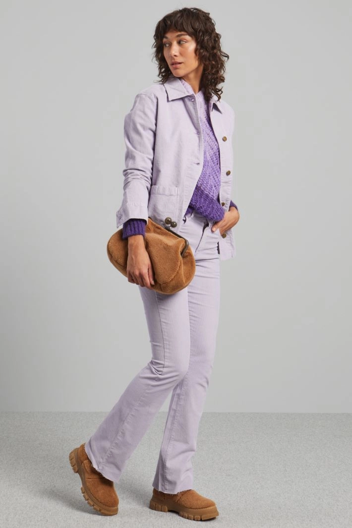 Corduroy jacket - LILAC