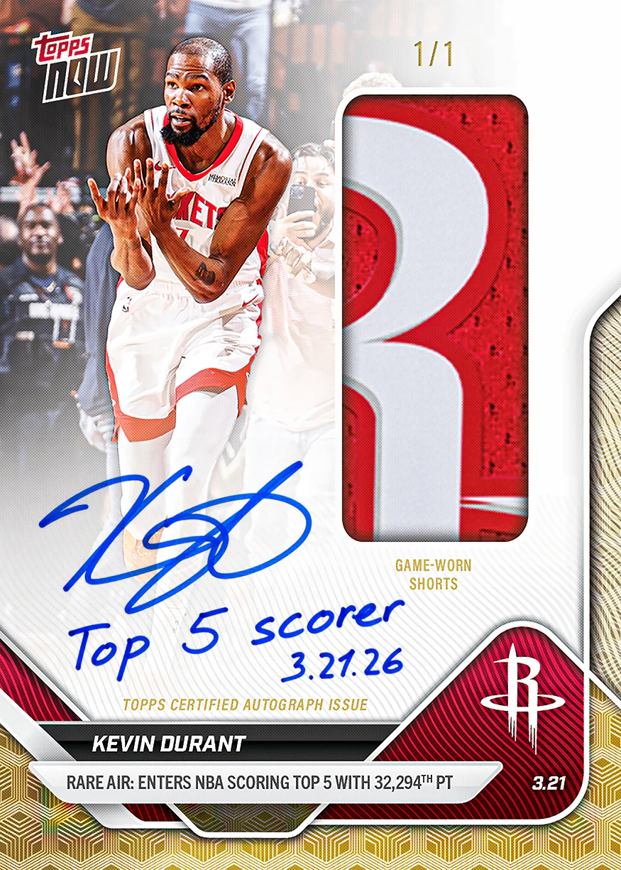 Kevin Durant - 2025-26 NBA Topps NOW® - Card 220