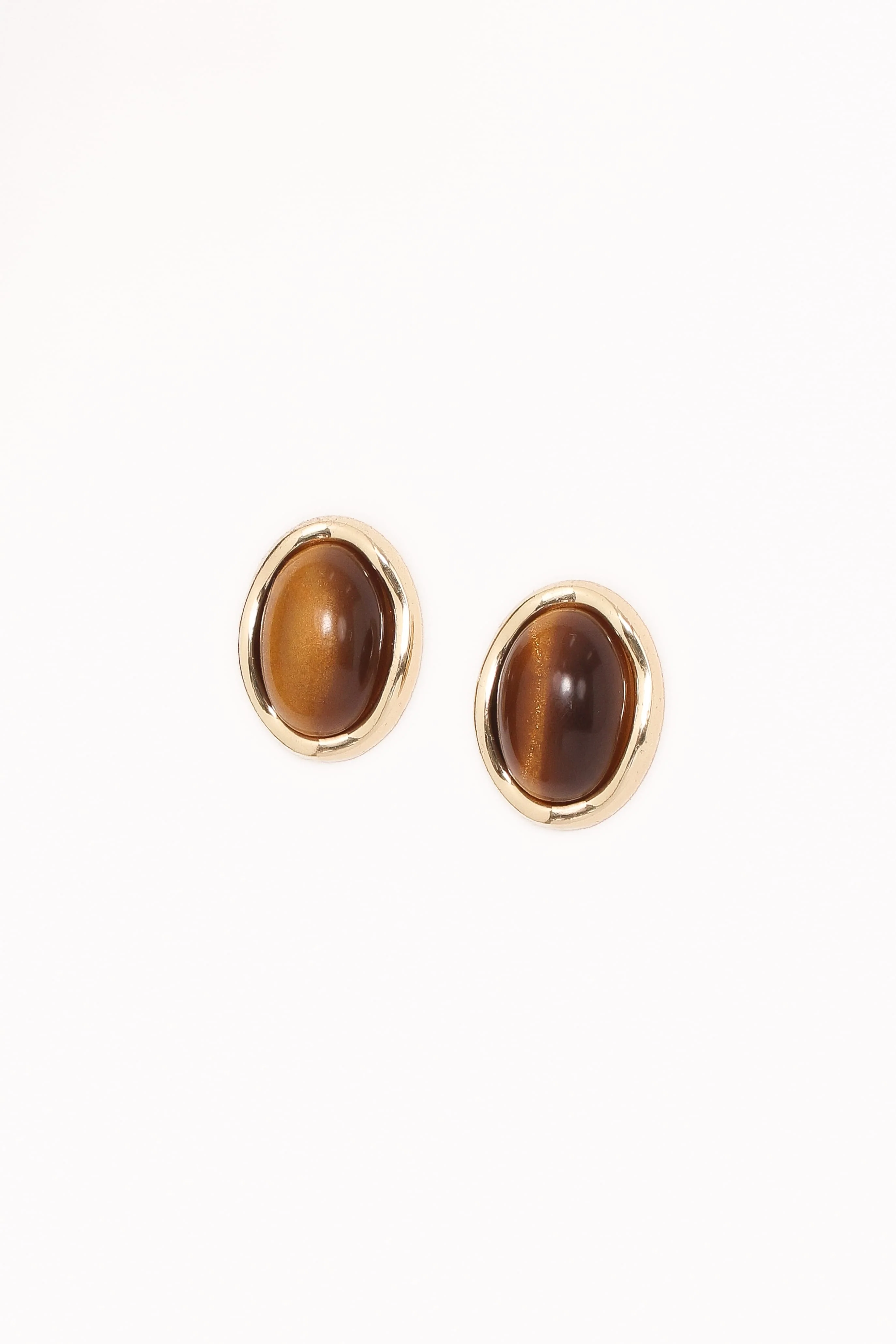 Azalea Stud Earrings - Bronze
