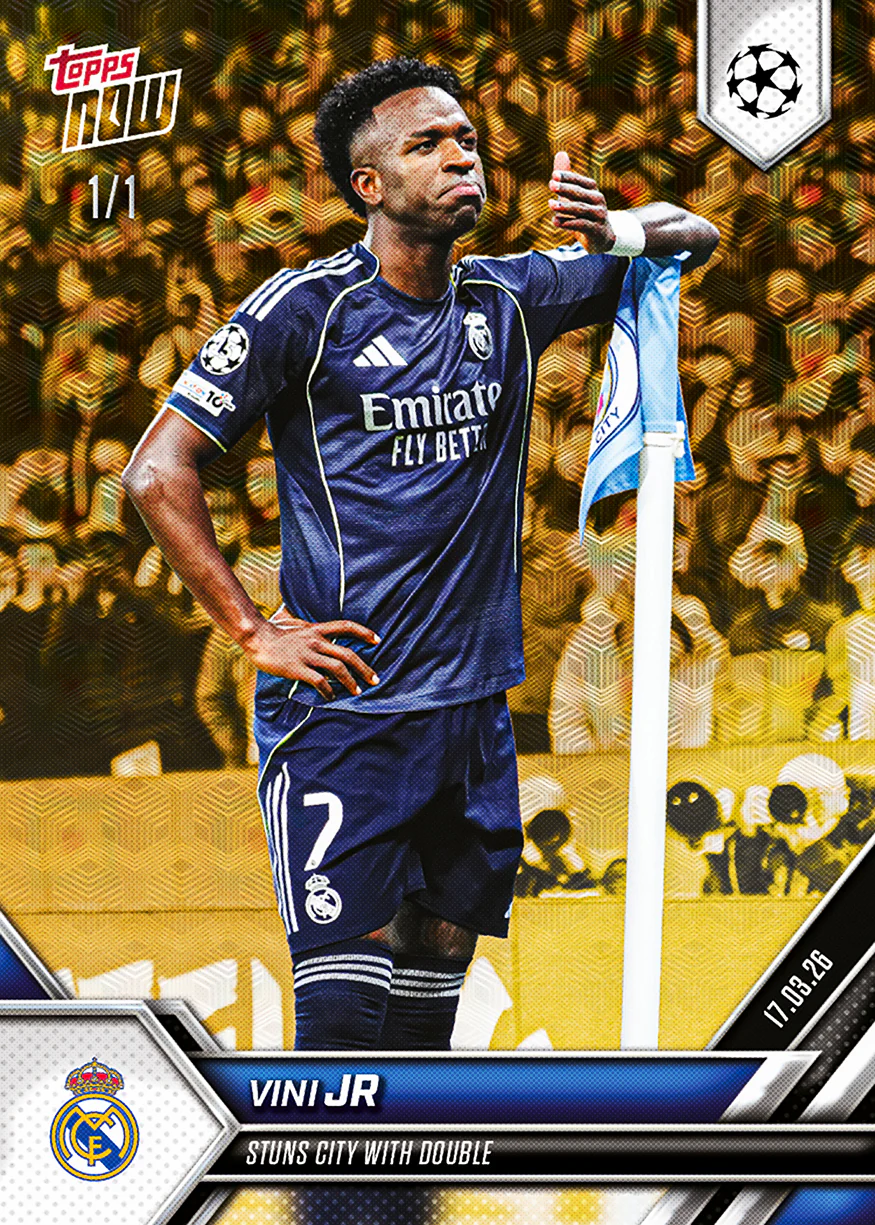 Vini Jr - 2025-26 UCL Topps NOW® - Card 107