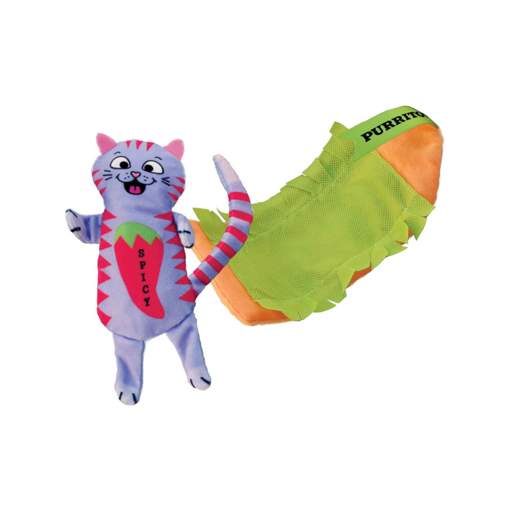 KONG Pull-a-Partz Purrito  - 14 x 5.7cm