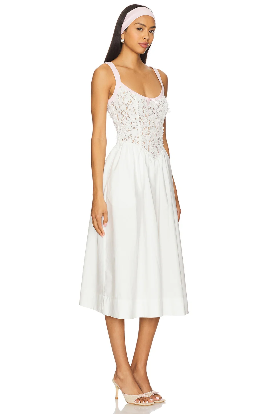 Blossom Lace Midi Dress