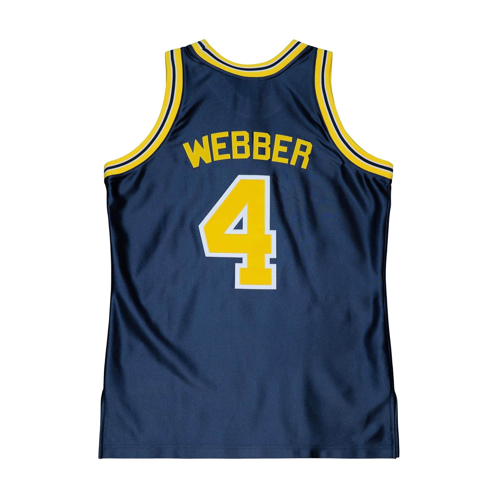 Chris Webber #4 Michigan Wolverines 1991-92 Authentic NCAA Jersey Navy