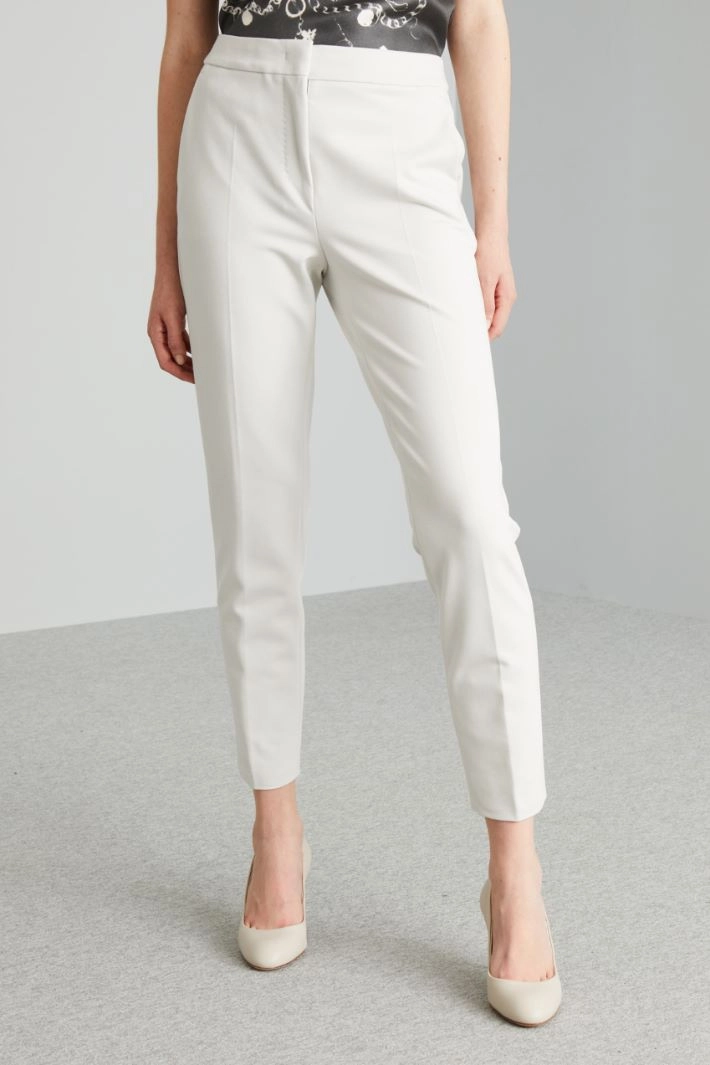 Jersey cigarette trousers - ICE