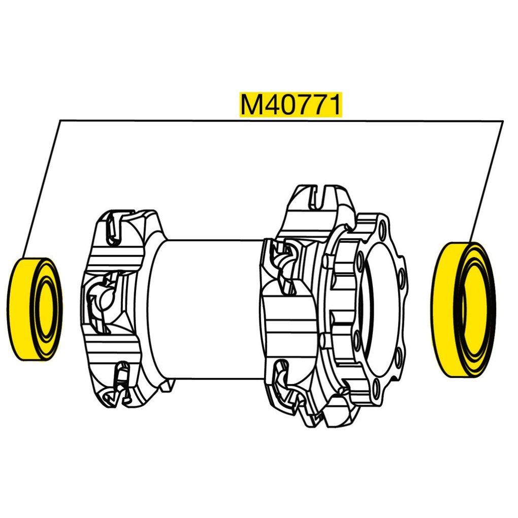Mavic Lefty Front Wheel Hub Bearings - M40771