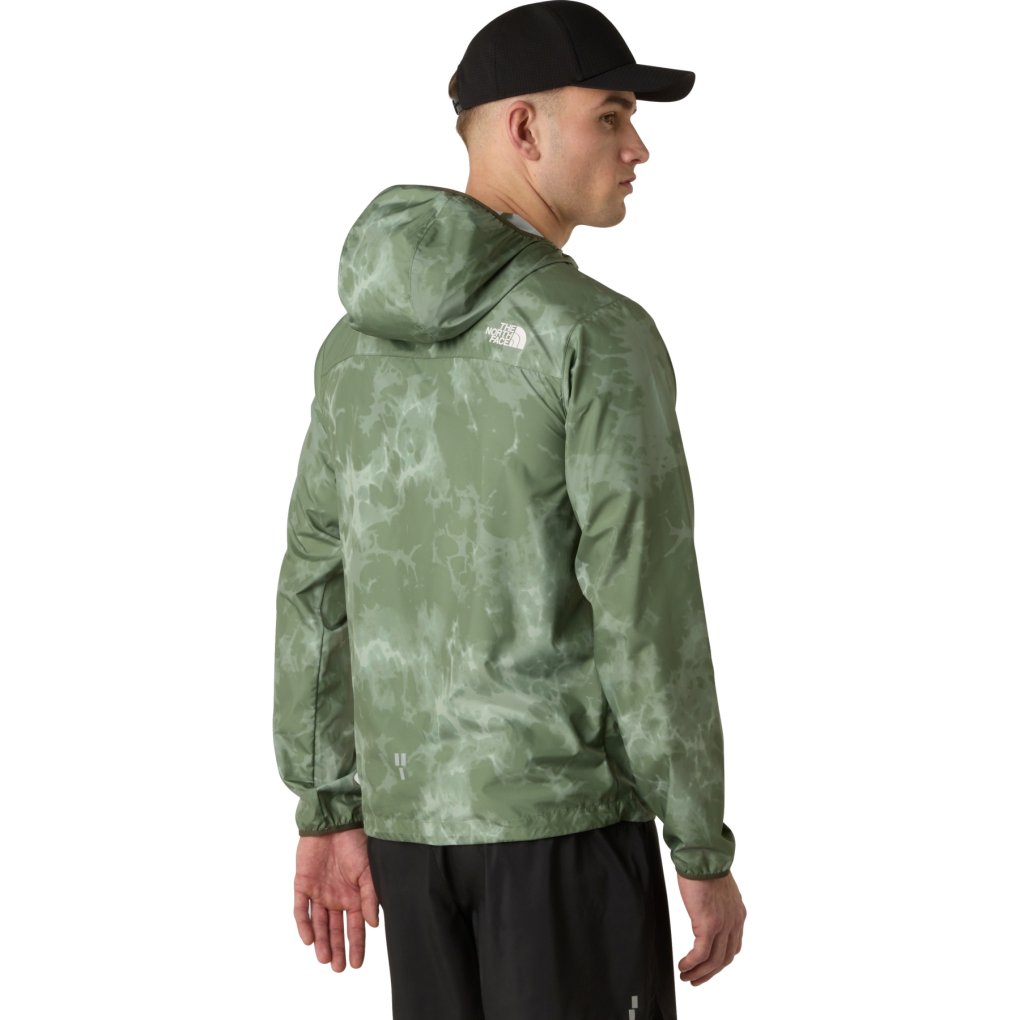 The North Face Higher Run Wind Jacket Men - Bark Mist Light Refractions Print