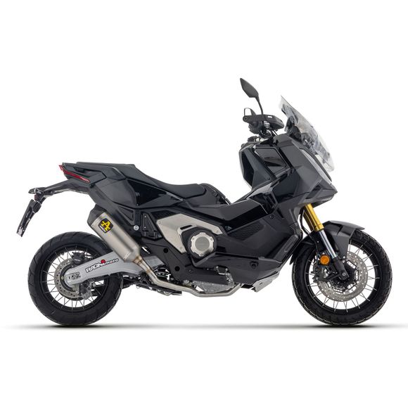 Silencieux Arrow Race tech Alu embout carbone (version court) - GrisHONDA 750 X-ADV 750 DCT ABS - 2025Ref : AW0689 / 71985AKC
