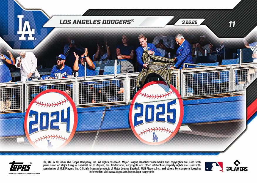 Los Angeles Dodgers - 2026 MLB Topps NOW® - Card 11