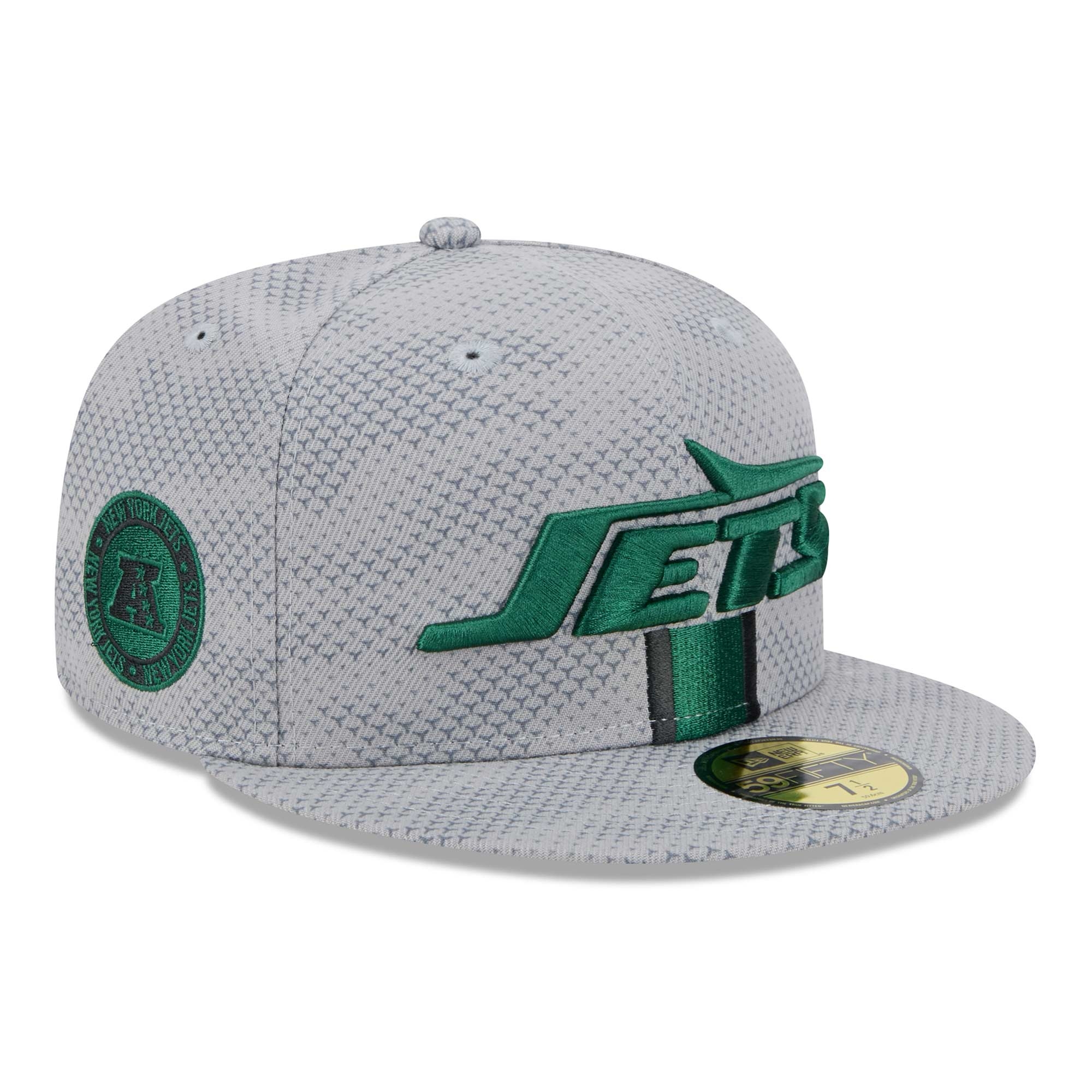 New York Jets 2024 NFL Sideline New Era 59FIFTY Fitted Cap Gray