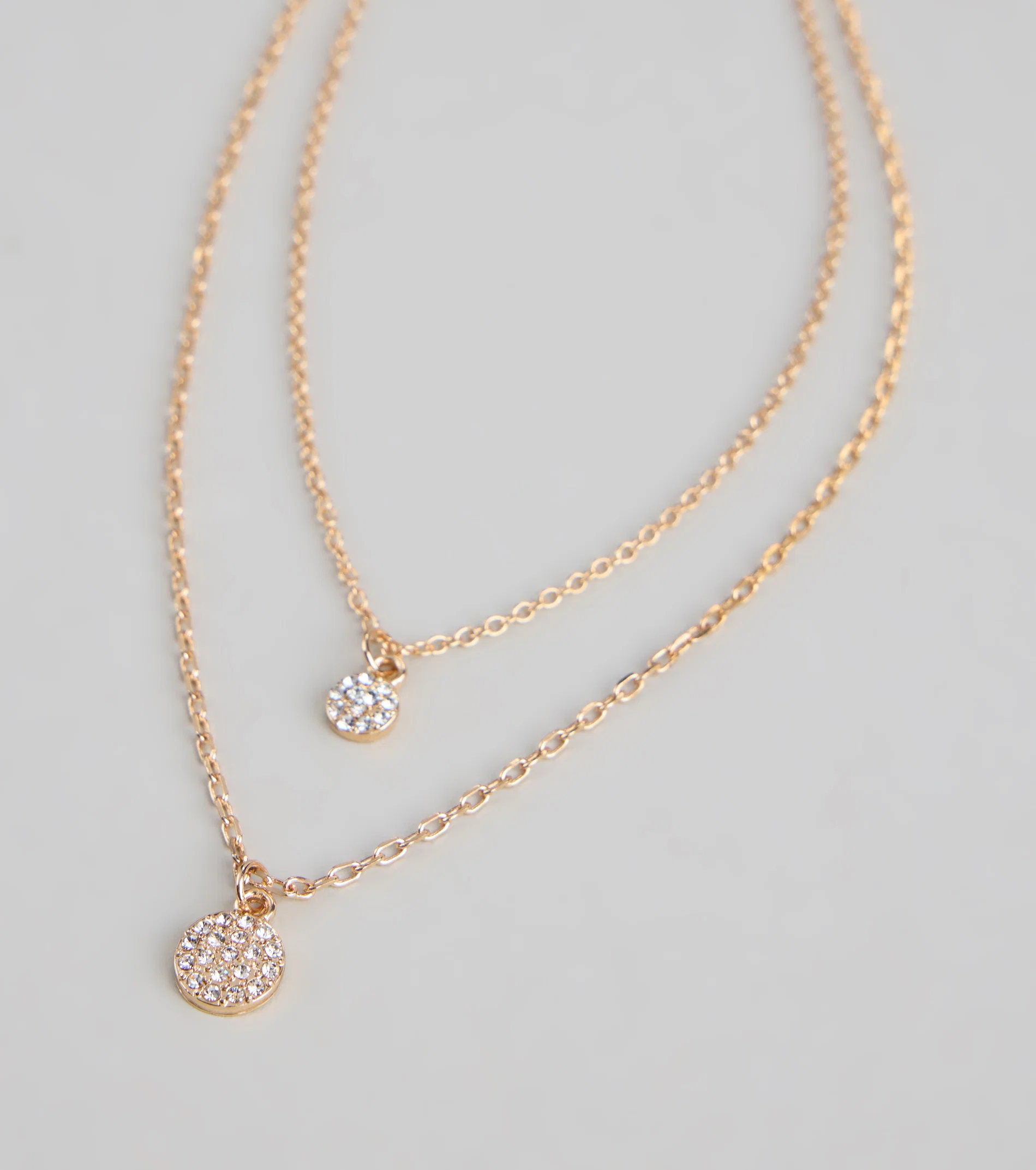 Double The Sparkle Layered Necklace