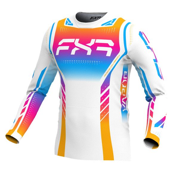 FXR VAPOR AIR 2024 cross jersey - White / MulticolorRef: FXR0562