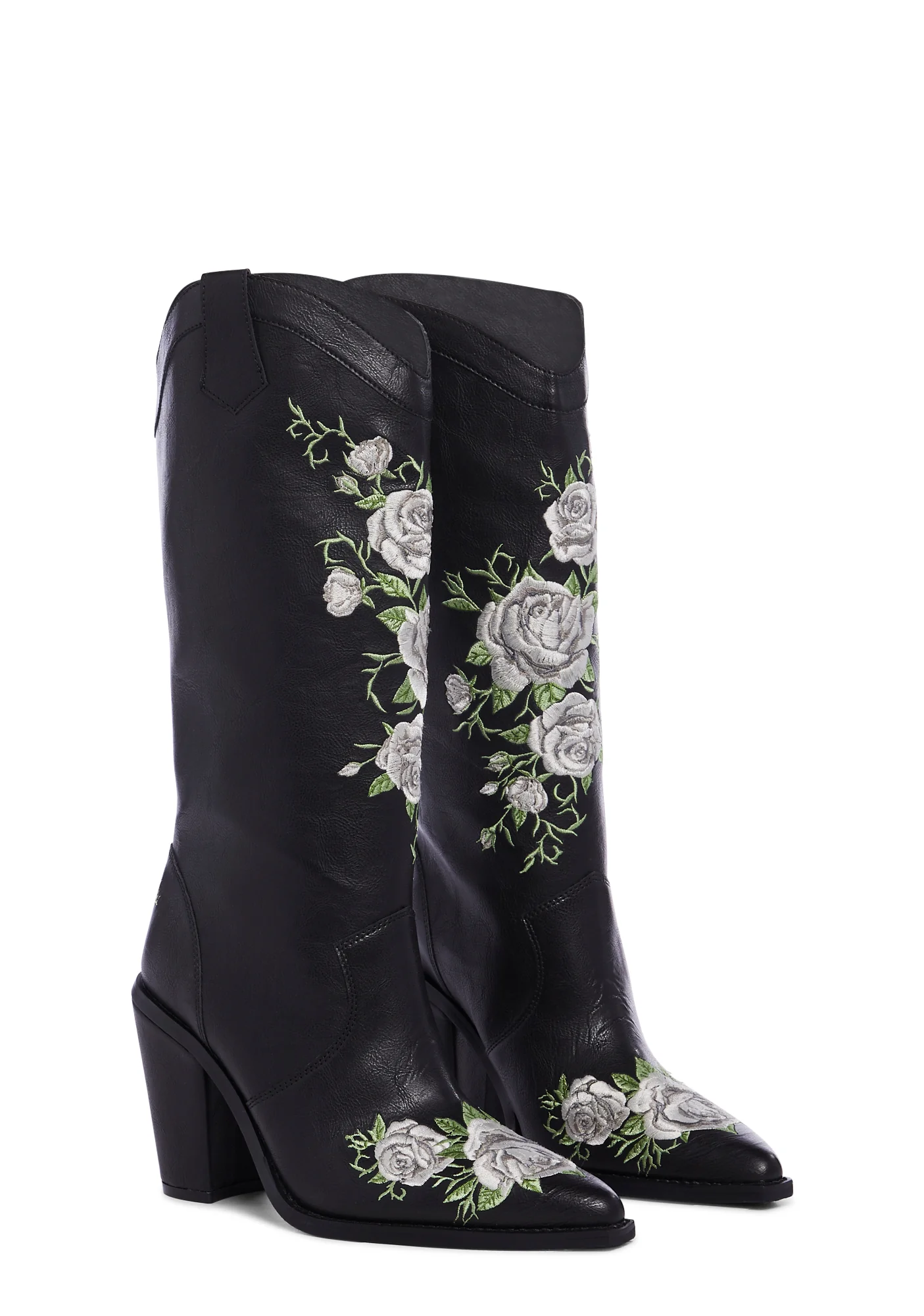 Mourning Rose Cowboy Boots