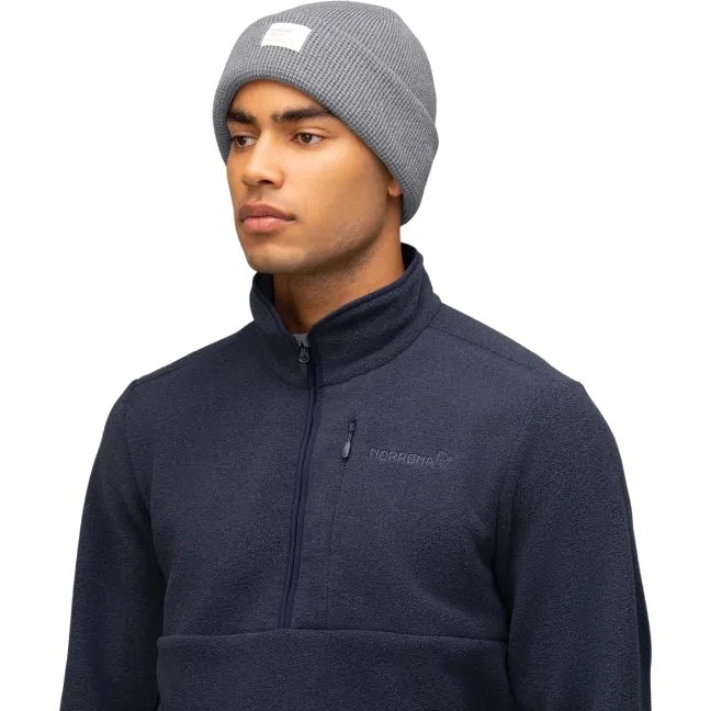 Norrona /29 heavy cotton Beanie - Grey Melange