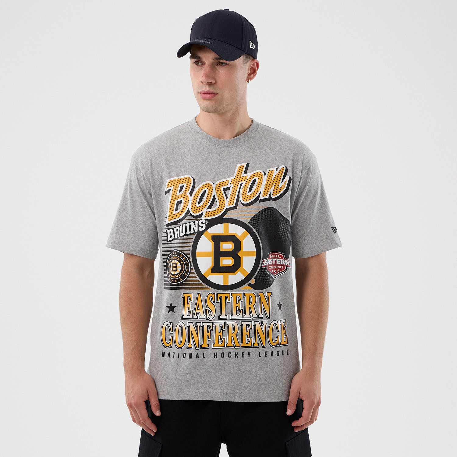 Boston Bruins Sport Classics Oversized NHL T-Shirt Gray