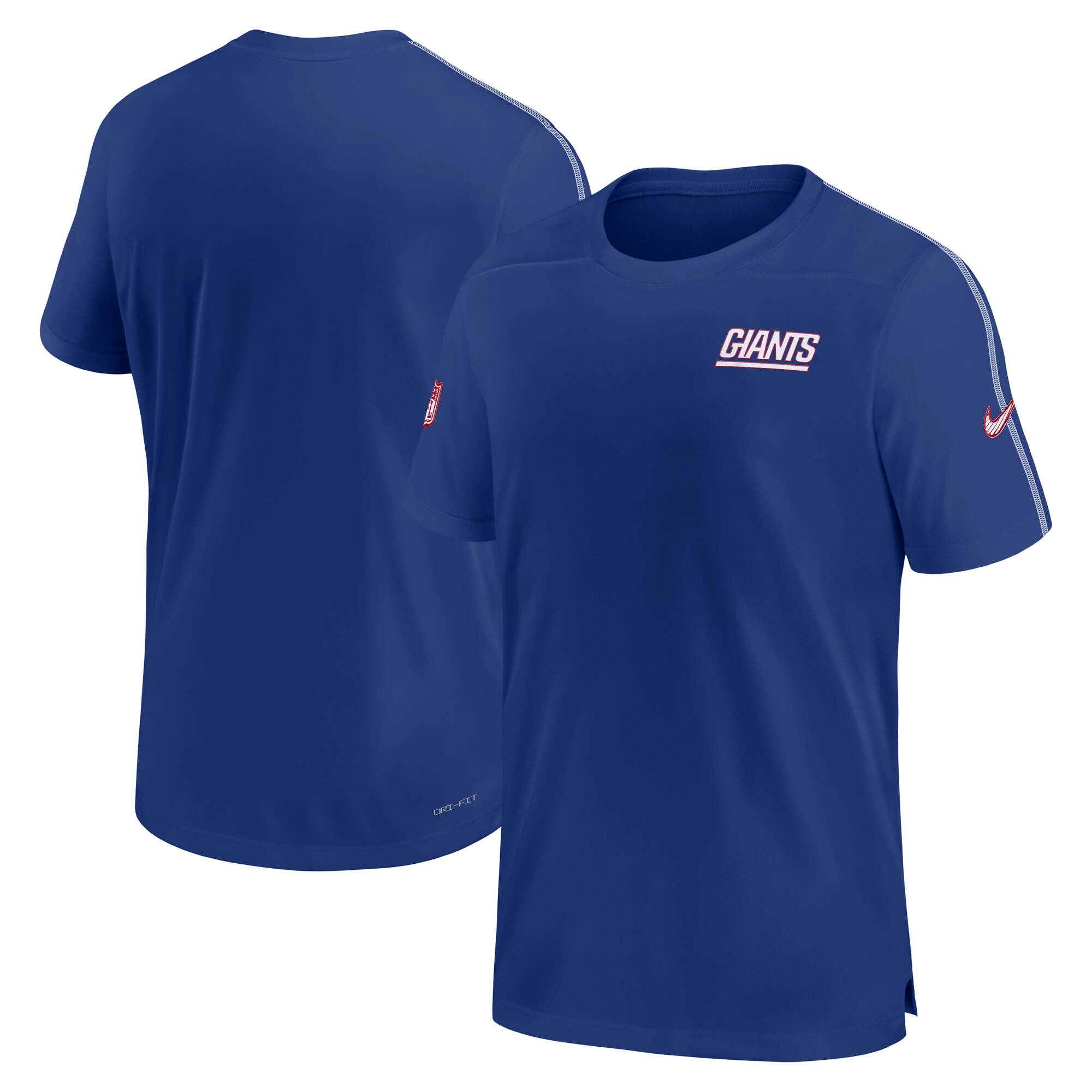 New York Giants 2024 NFL Sideline Nike Dri-FIT Coach UV Top Blue