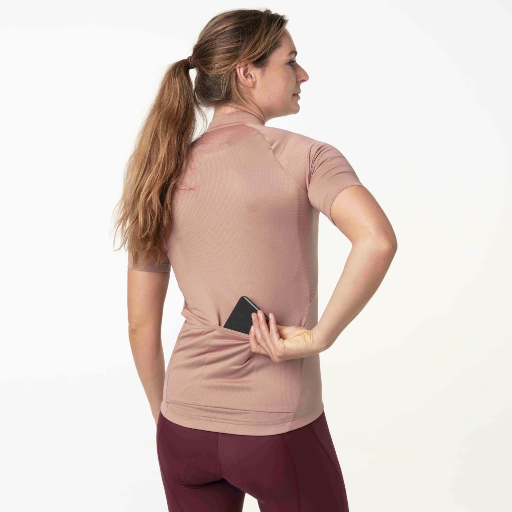 AGU Essential Core Short Sleeve Jersey Women - brown flux