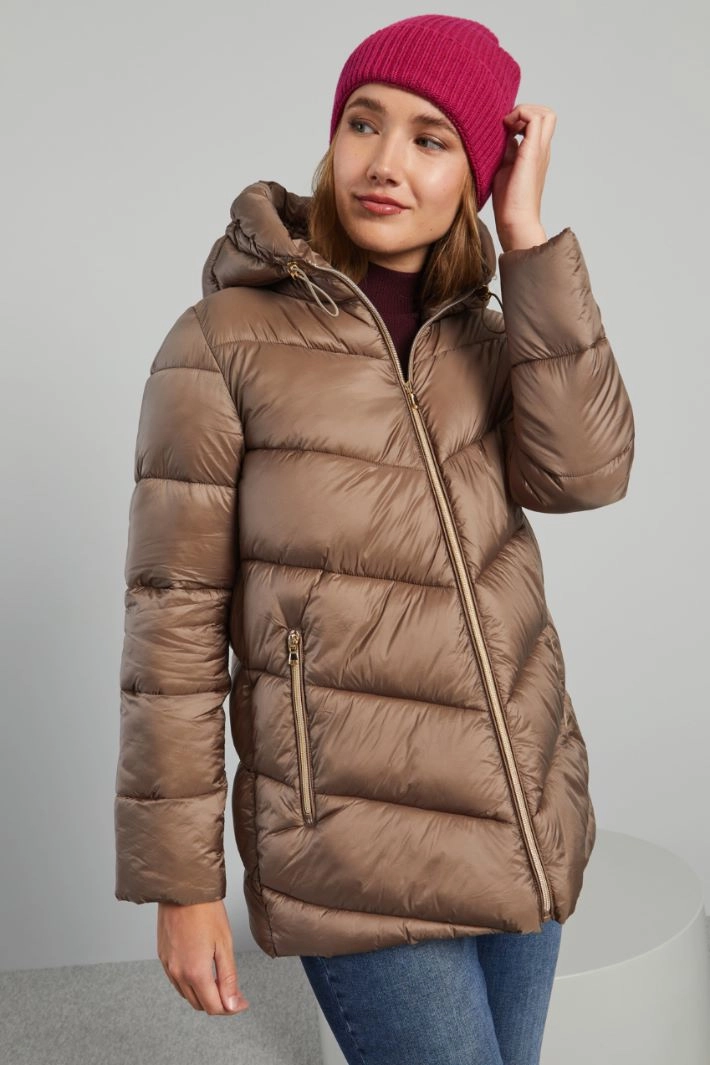 Turn-up beanie hat - CYCLAMEN