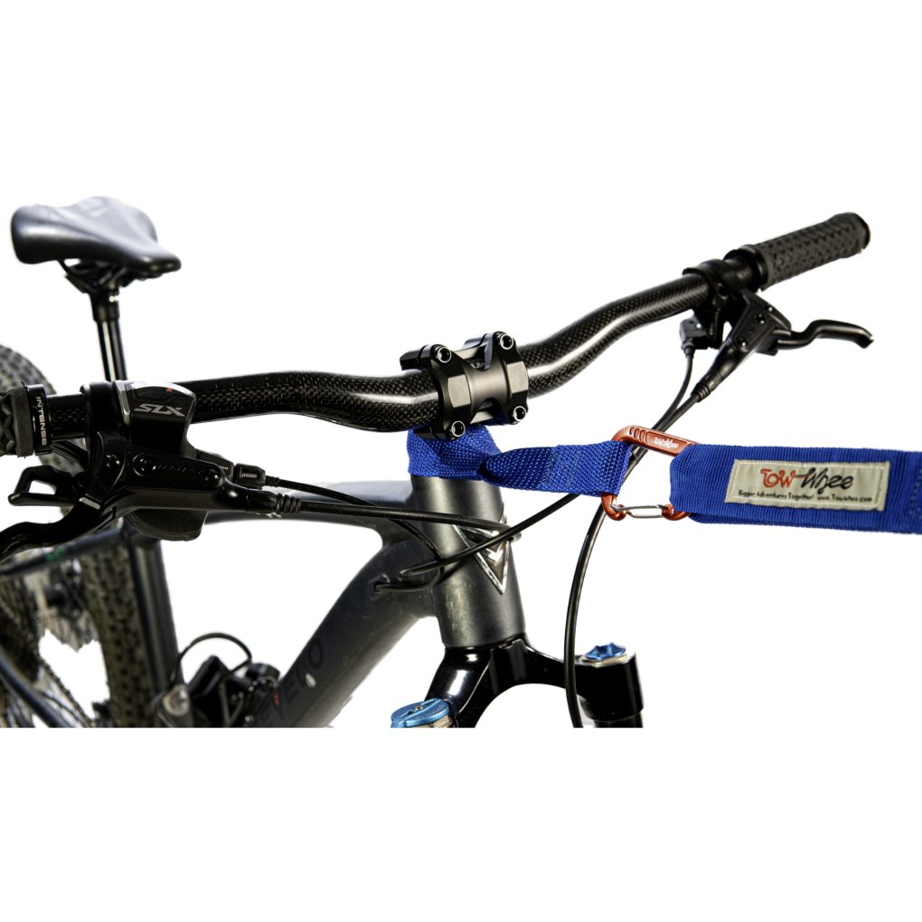 TowWhee Quick Loop W/Small Carabiner Tow Strap - Black