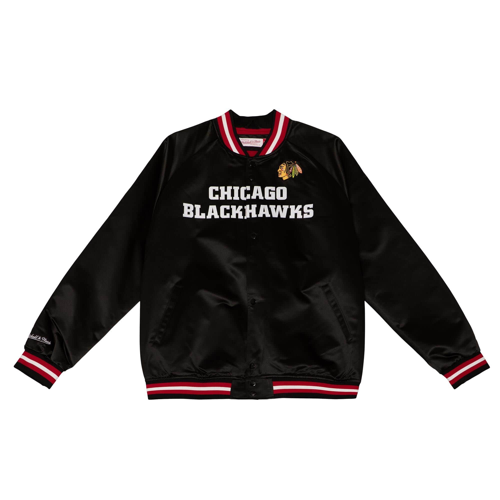 Chicago Blackhawks Mitchell & Ness Lightweight Satin NHL Jacket