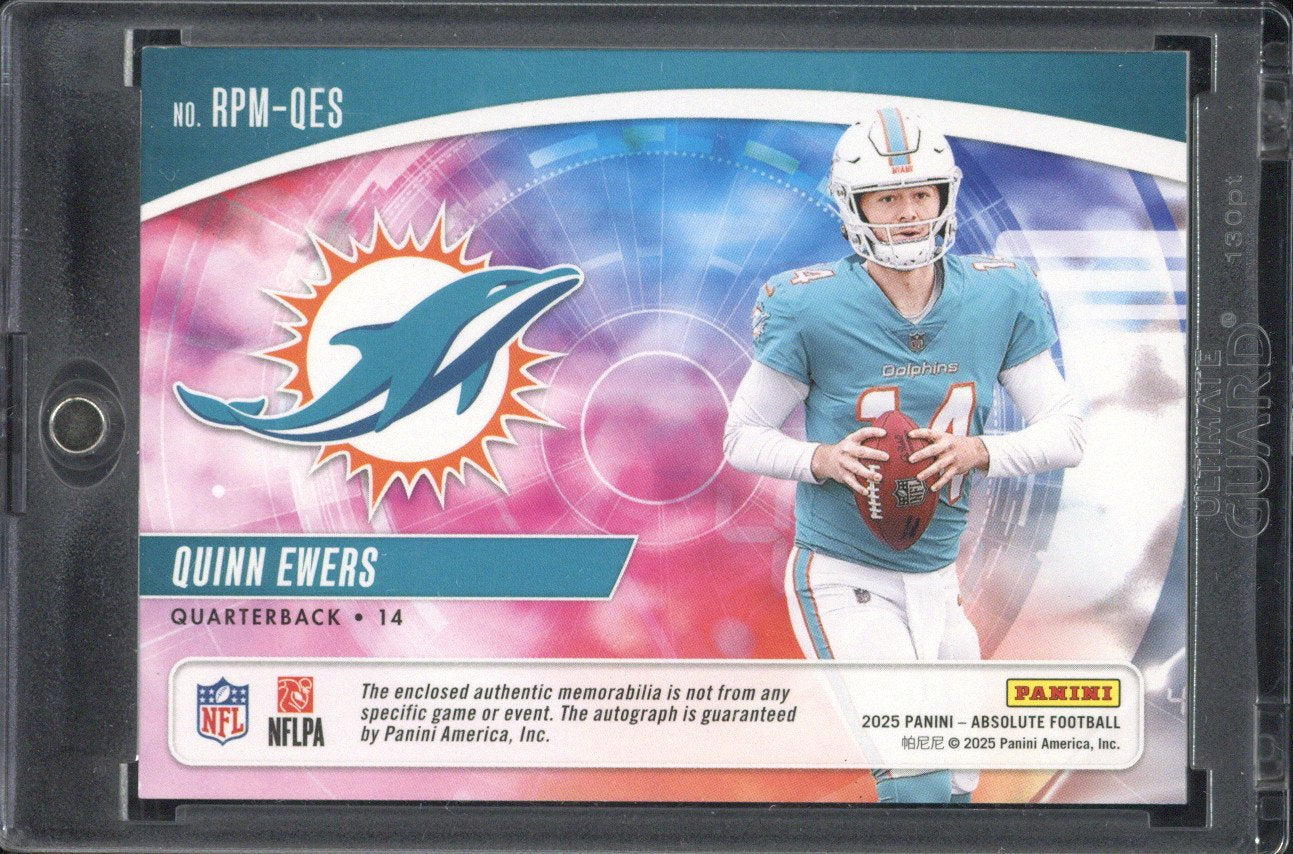 2025 Panini Absolute Quinn Ewers RC Autograph Patch /99 #RPM-QES