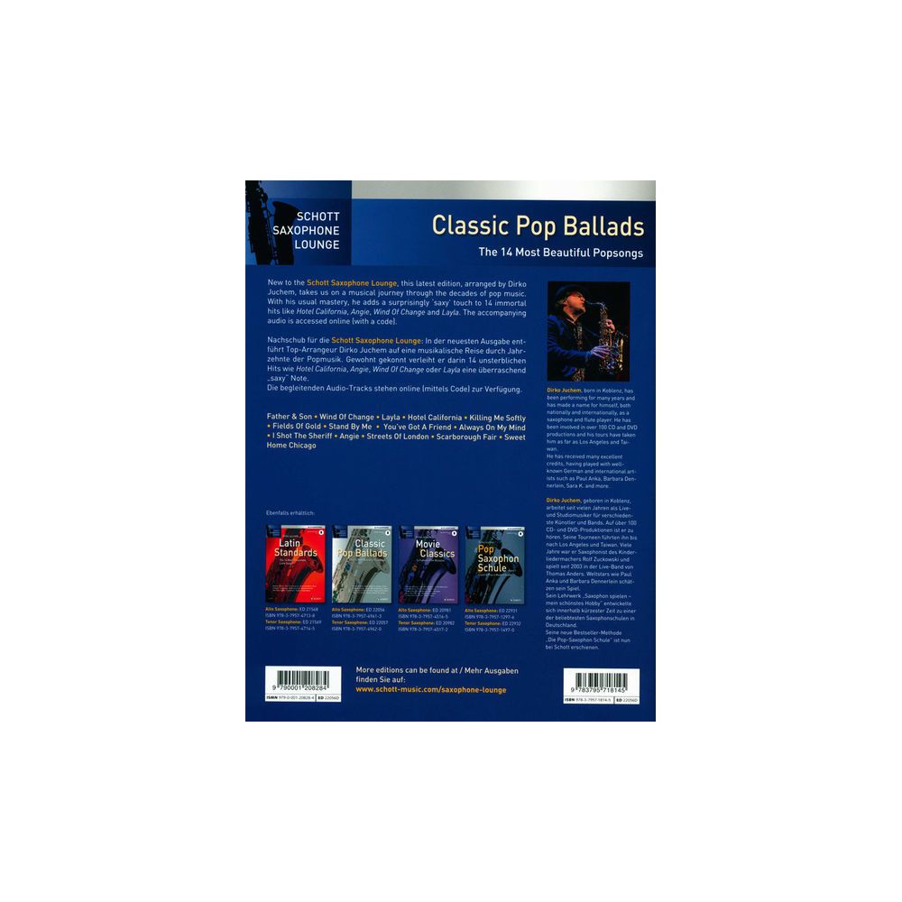 Schott Classic Pop Ballads A