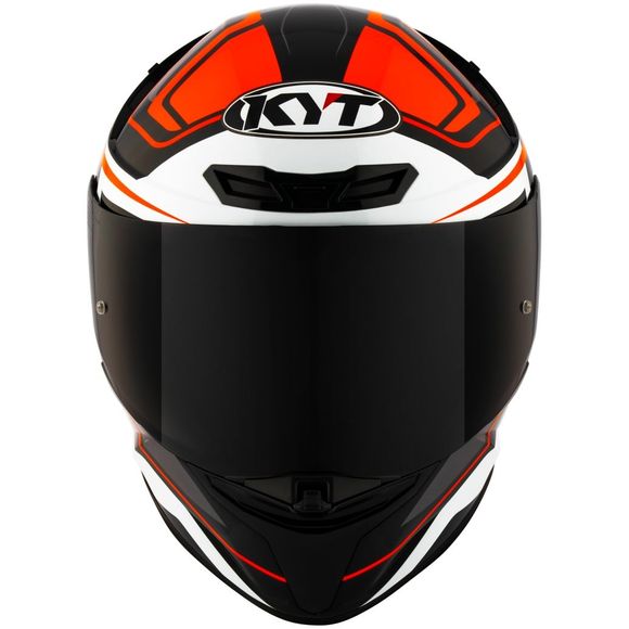 KYT TT -REVO OVERTECH - Black / Orange full helmetRef: KYT0172