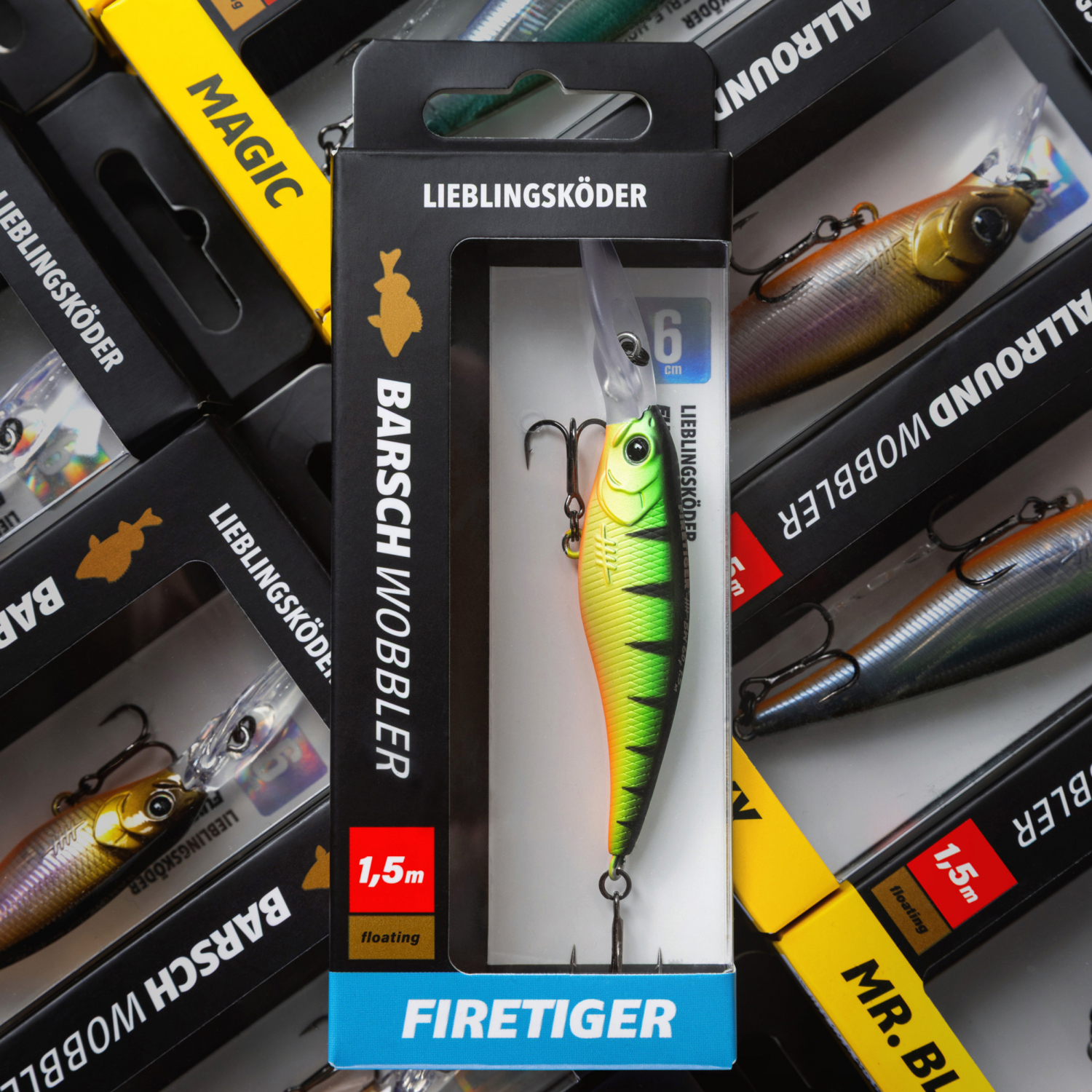 Lieblingsköder Barschwobbler (Firetiger)