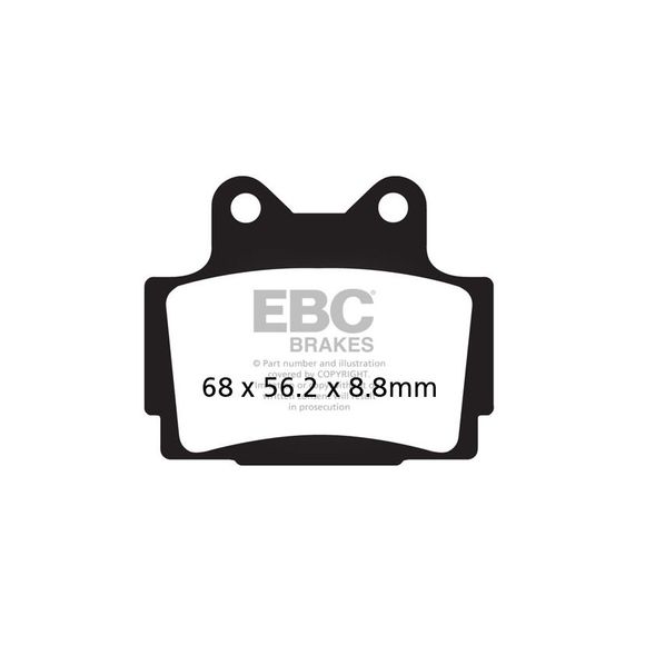 EBC Sinter Metal Sintered Brake Pads Front/Rear (model dependent)Ref : FA104HH