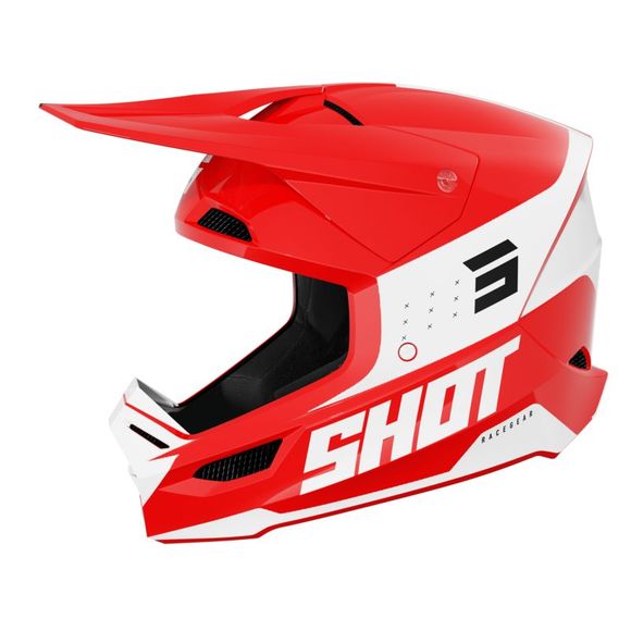 Casque cross Shot FURIOUS - LEAGUE 2025 - Noir / RougeRef : SO2571