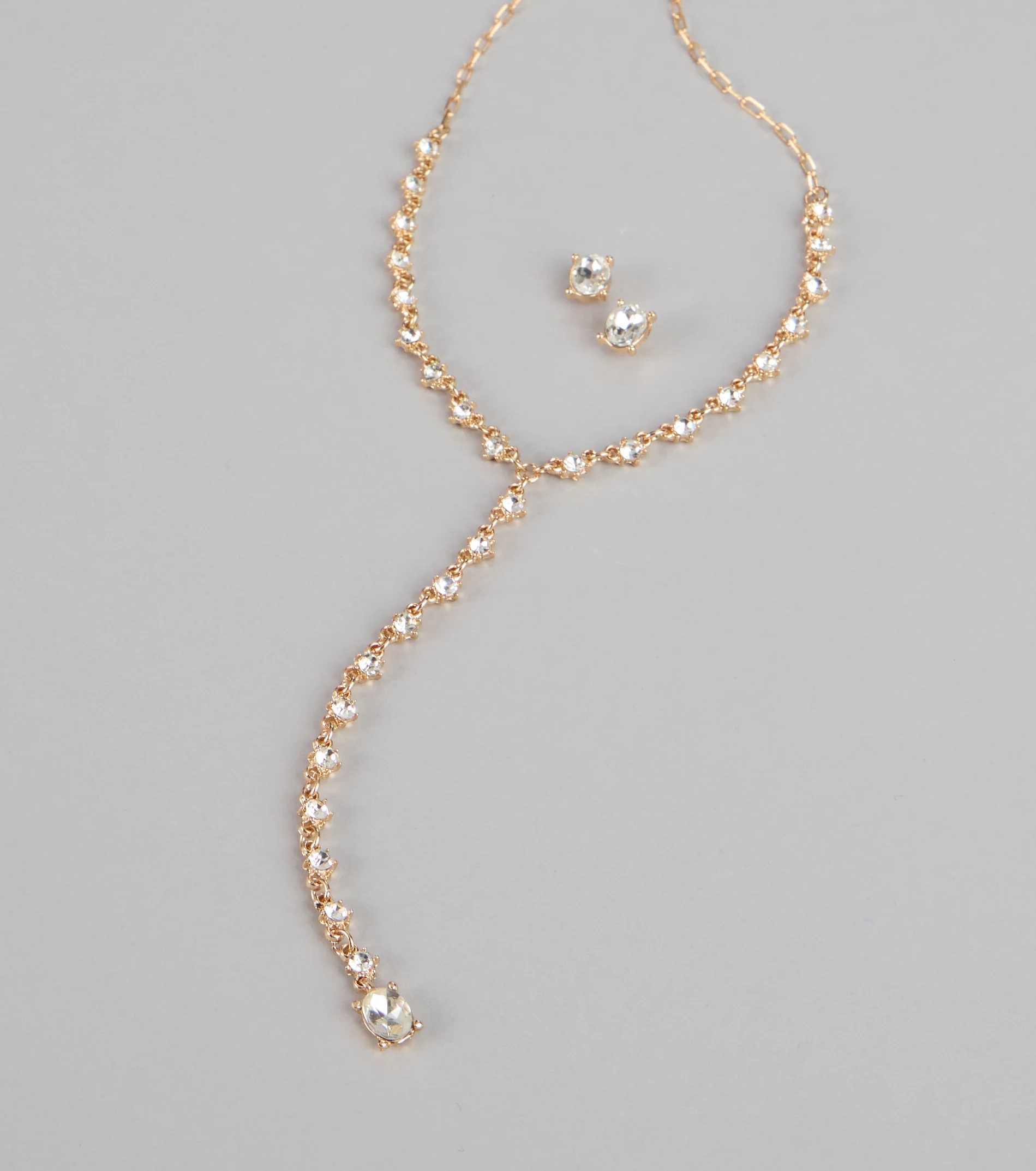 Light the Night Sparkle Necklace And Earrings Set