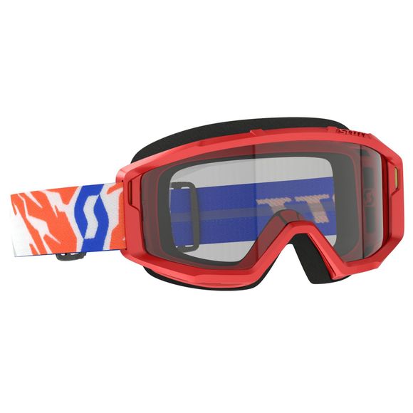 Masque cross Scott PRIMAL - CLEAR - YOUTH - Noir / RougeRef : SCO1283