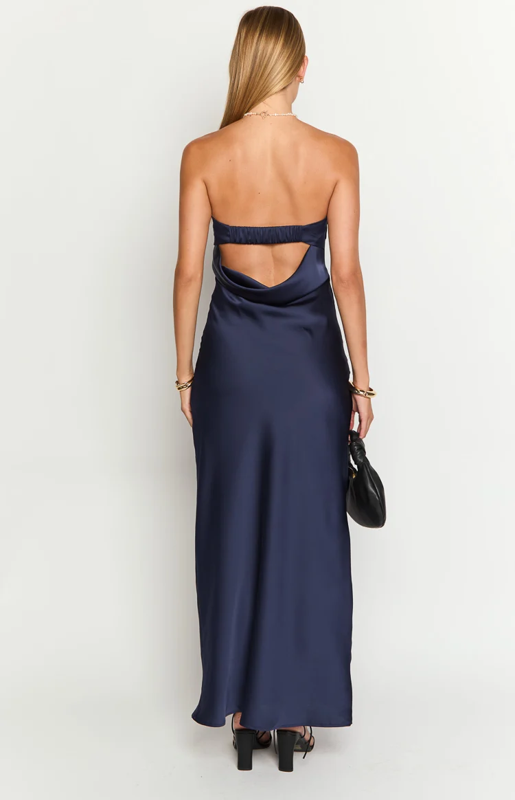 Maiah Navy Maxi Dress