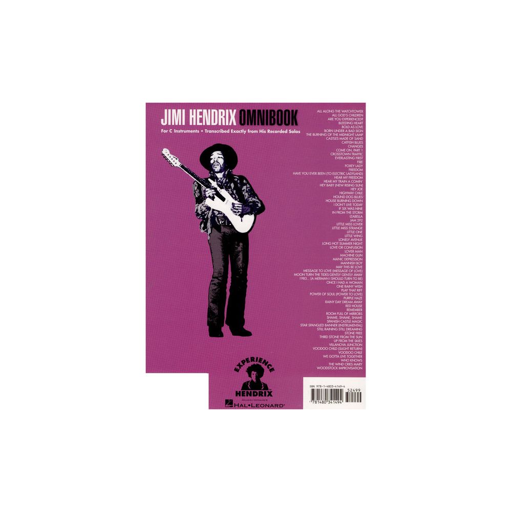 Hal Leonard Jimi Hendrix Omnibook – Thomann Ireland