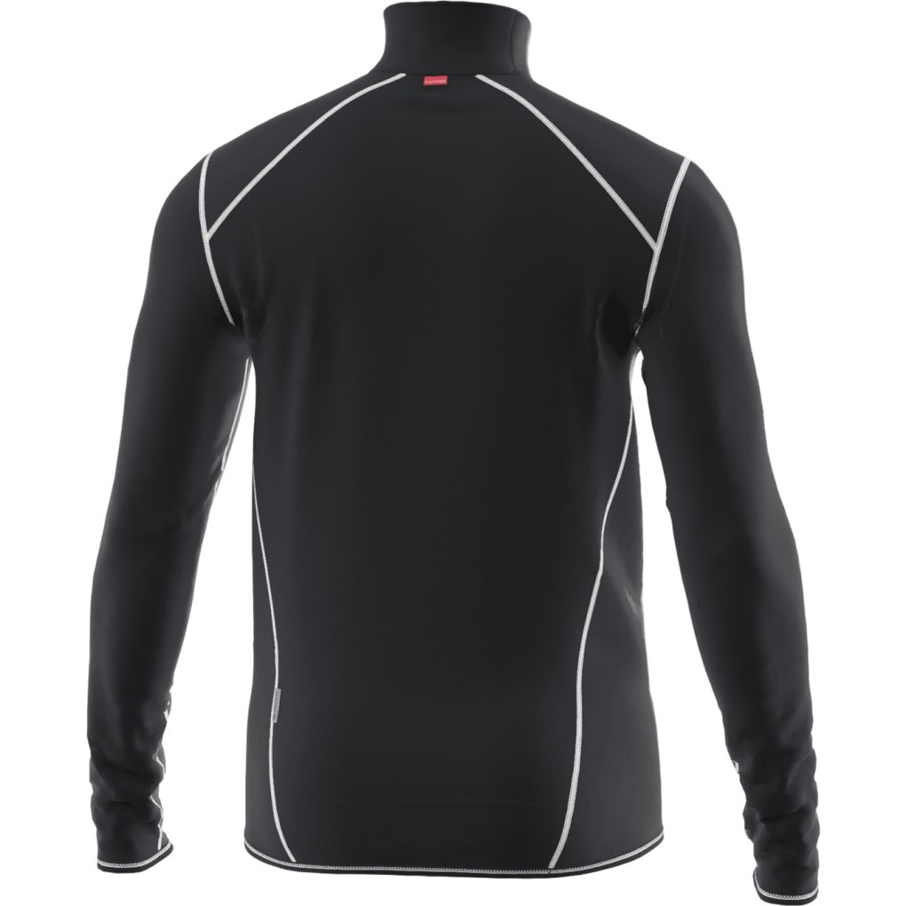 Löffler Windstopper® Halfzip Transtex® Light Longsleeve Shirt Men - black/white 991