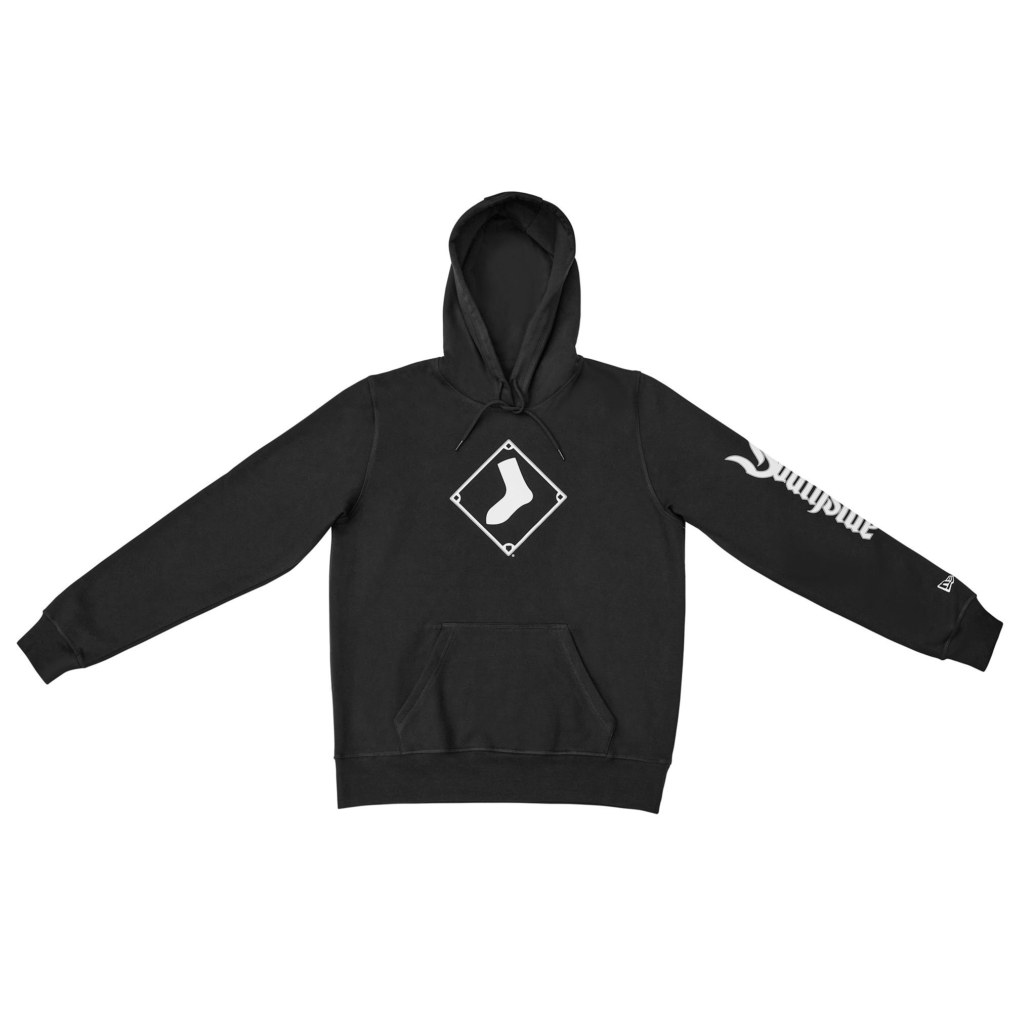 Chicago White Sox City Connect Logo New Era MLB Hoodie Black