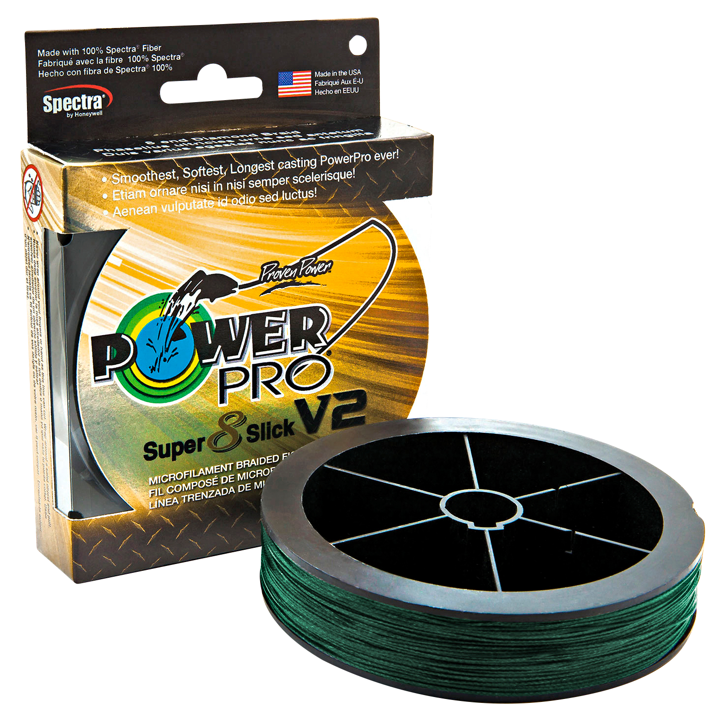 Power Pro Fishing Line Super 8 Slick V2 (aqua green, 135 m)