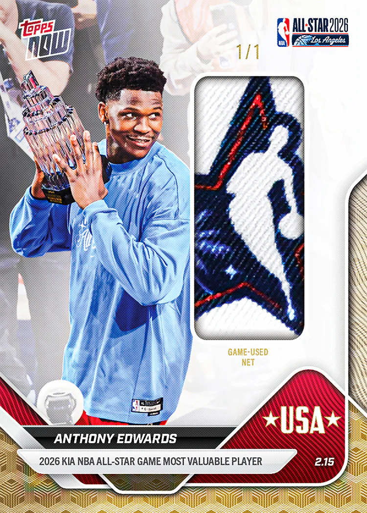 Anthony Edwards - 2025-26 NBA Topps NOW® - Card 177 - PR: 5155