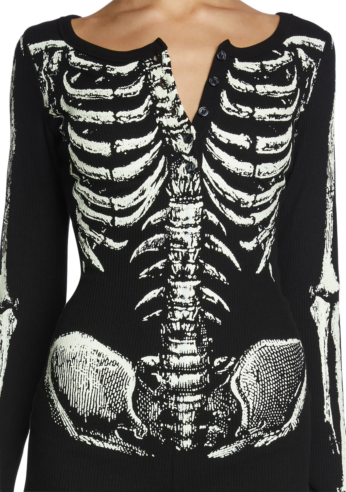 Rib By Rib Long Sleeve Romper